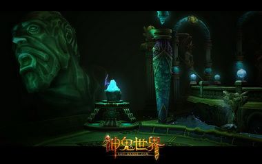 图片: 图2《神鬼世界》实景截图&mdash;诡秘怪脸.jpg