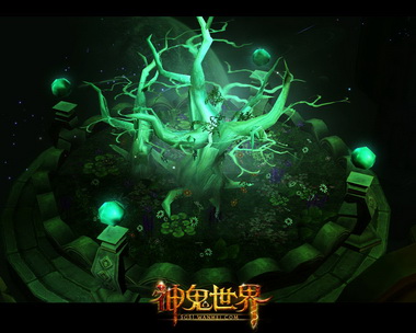 图片: 图2-《神鬼世界》实景截图&mdash;世界之树.jpg